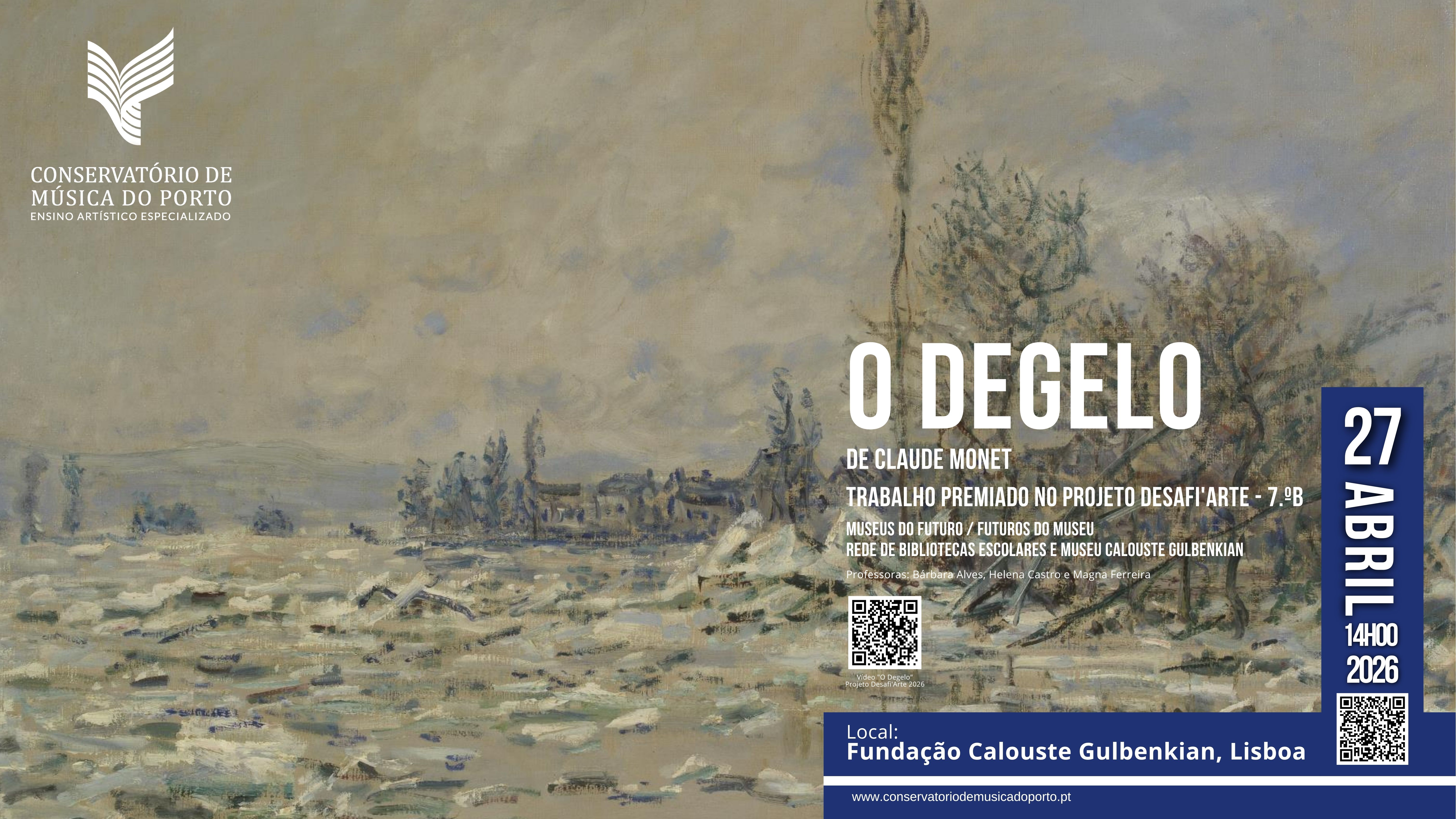 O Degelo de Claud Monet