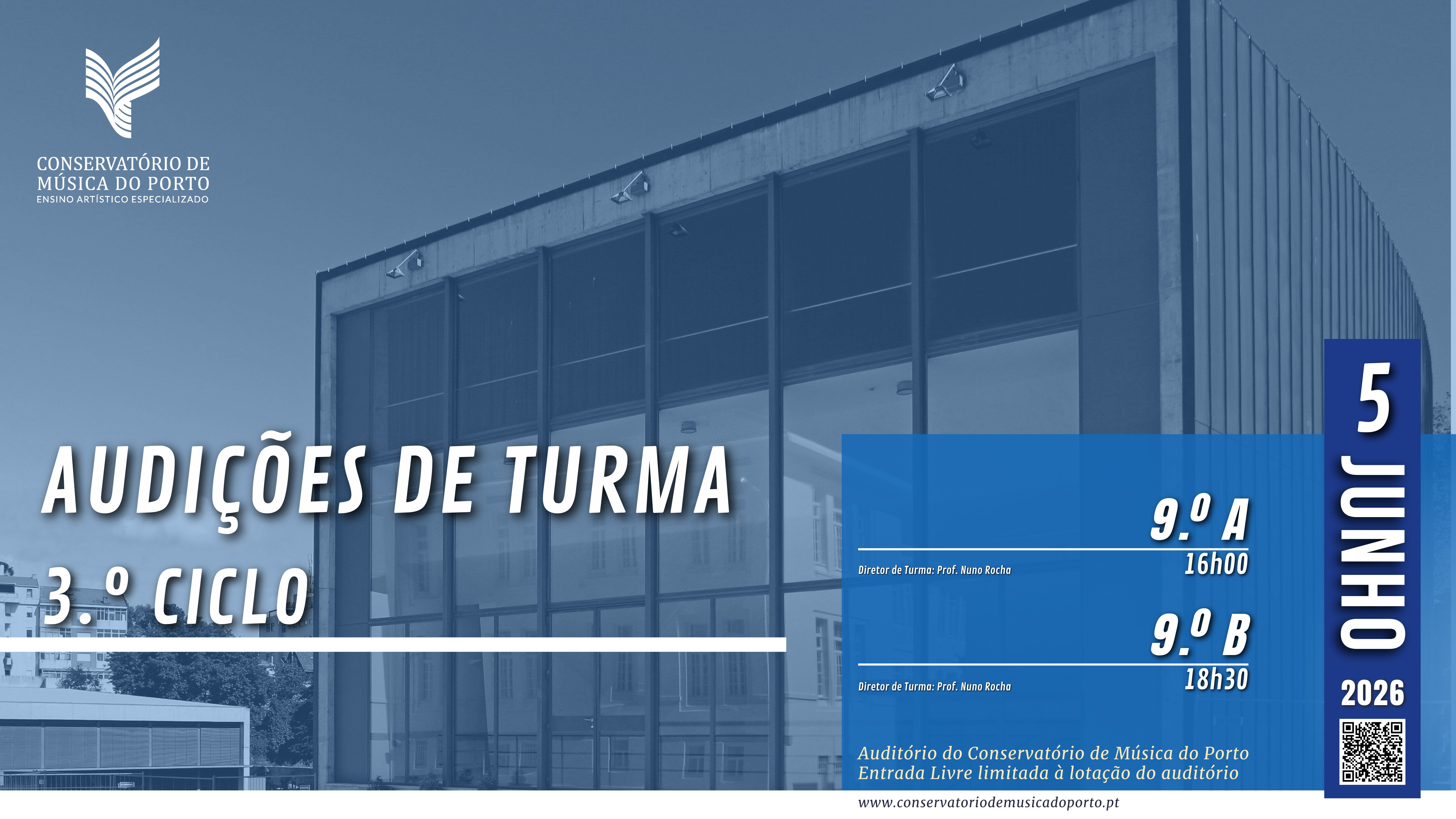 Audições de Turma 3.º Ciclo