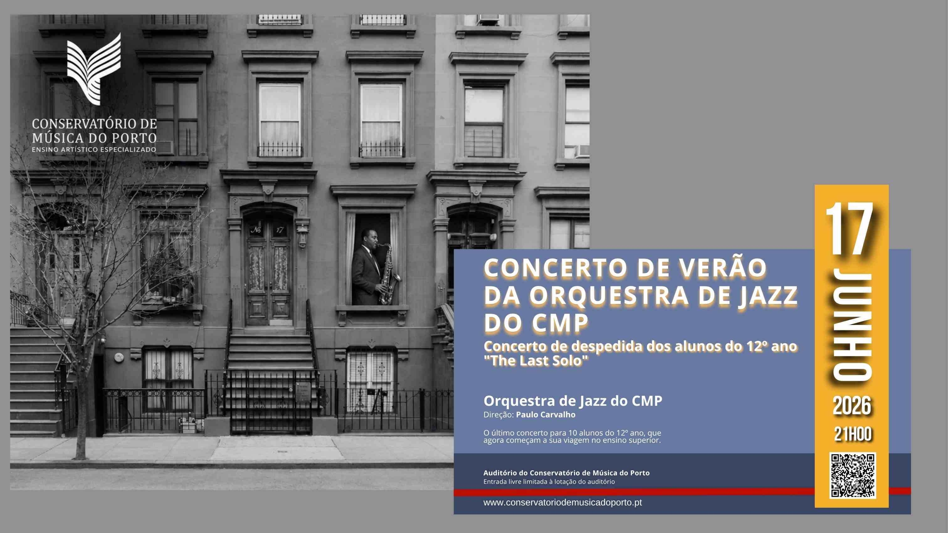 Concerto de Verão da Orquestra de Jazz do CMP