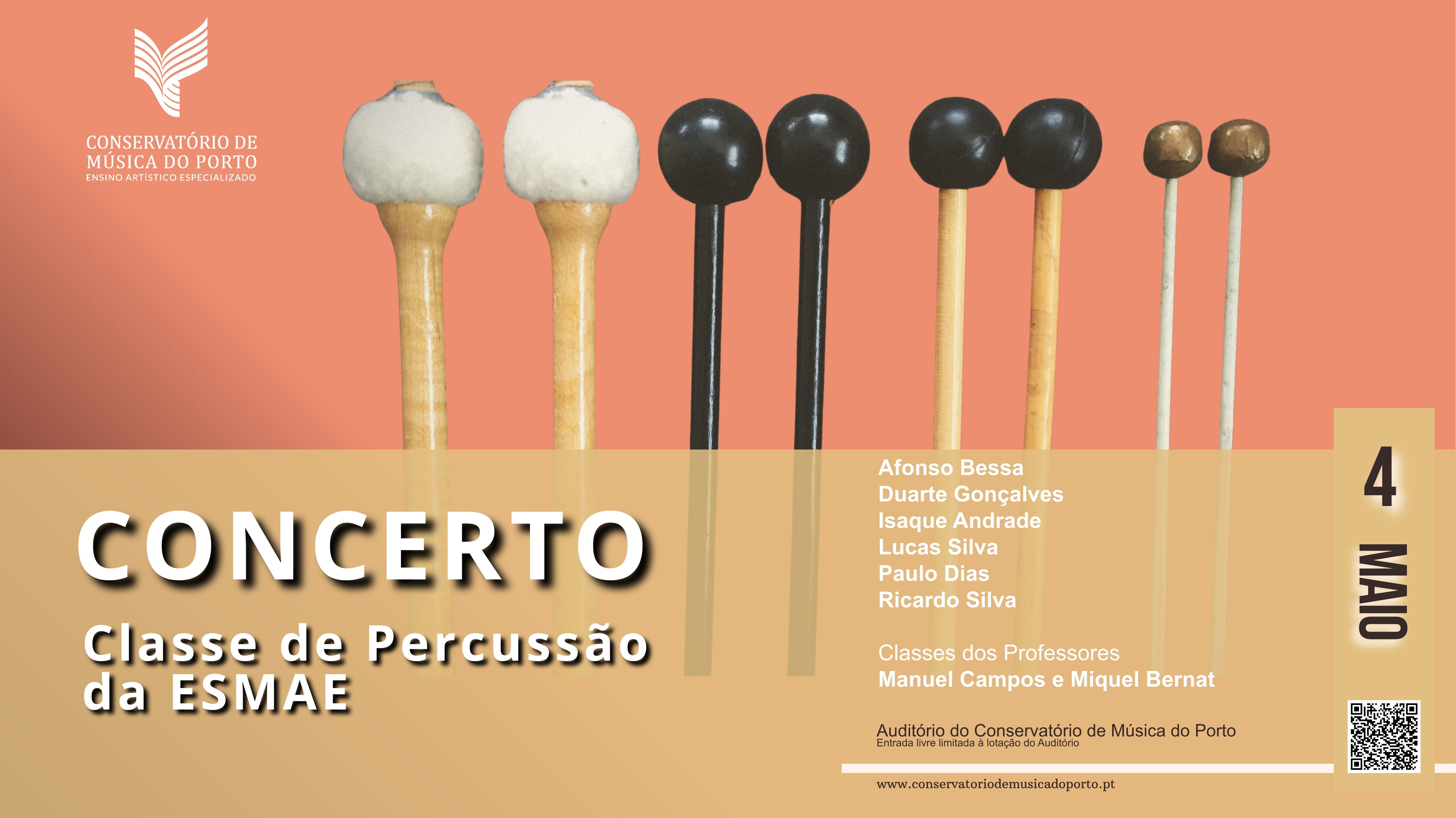 Concerto Classe de Percussão da ESMAE