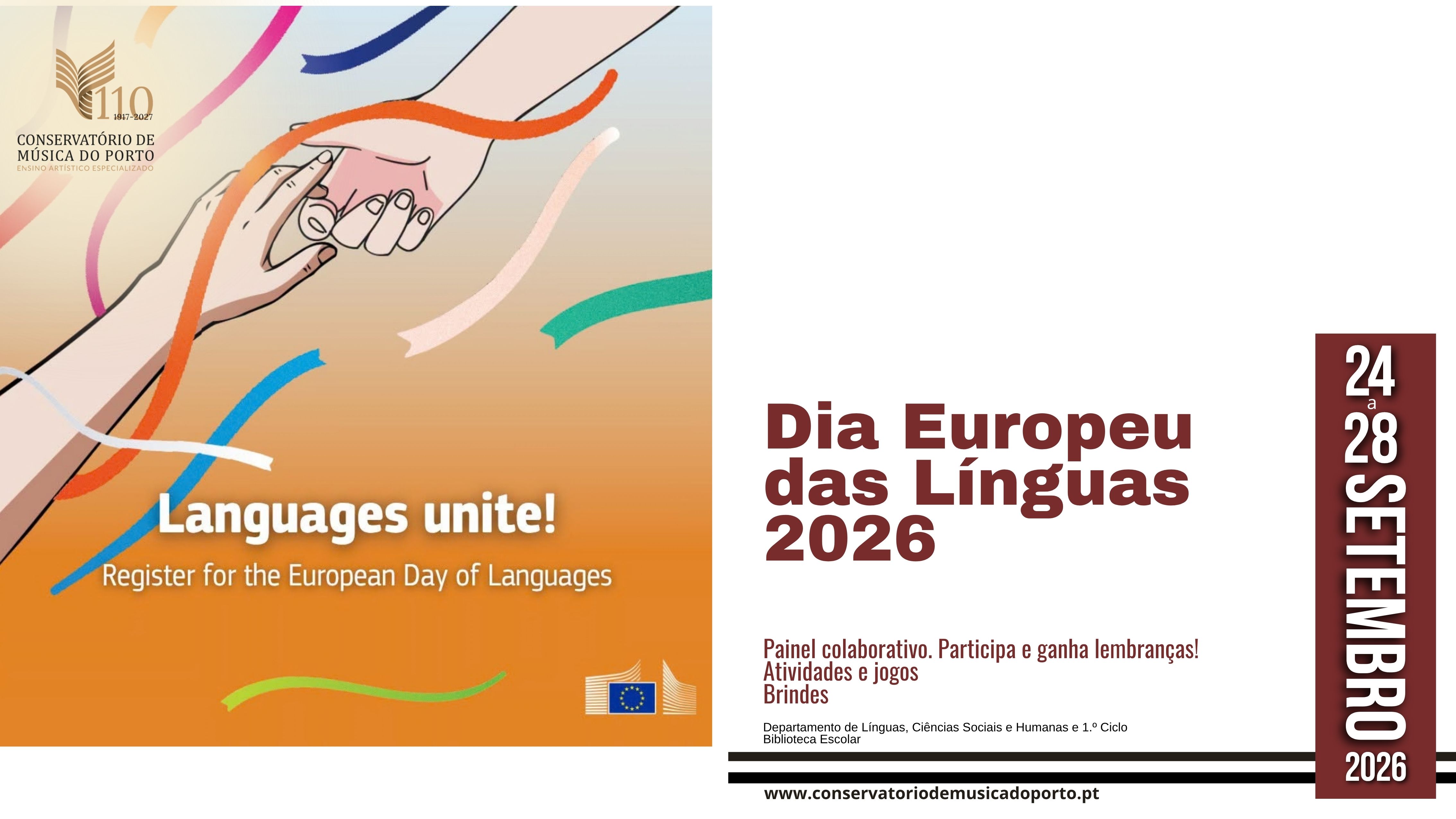 Dia Europeu das Línguas 2026
